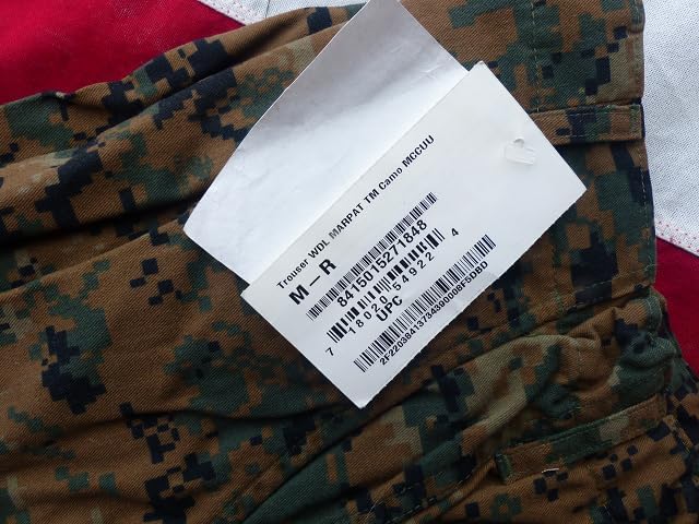 米軍実物 上下セット USMC マーパットウッドランド M－R 05x 米軍